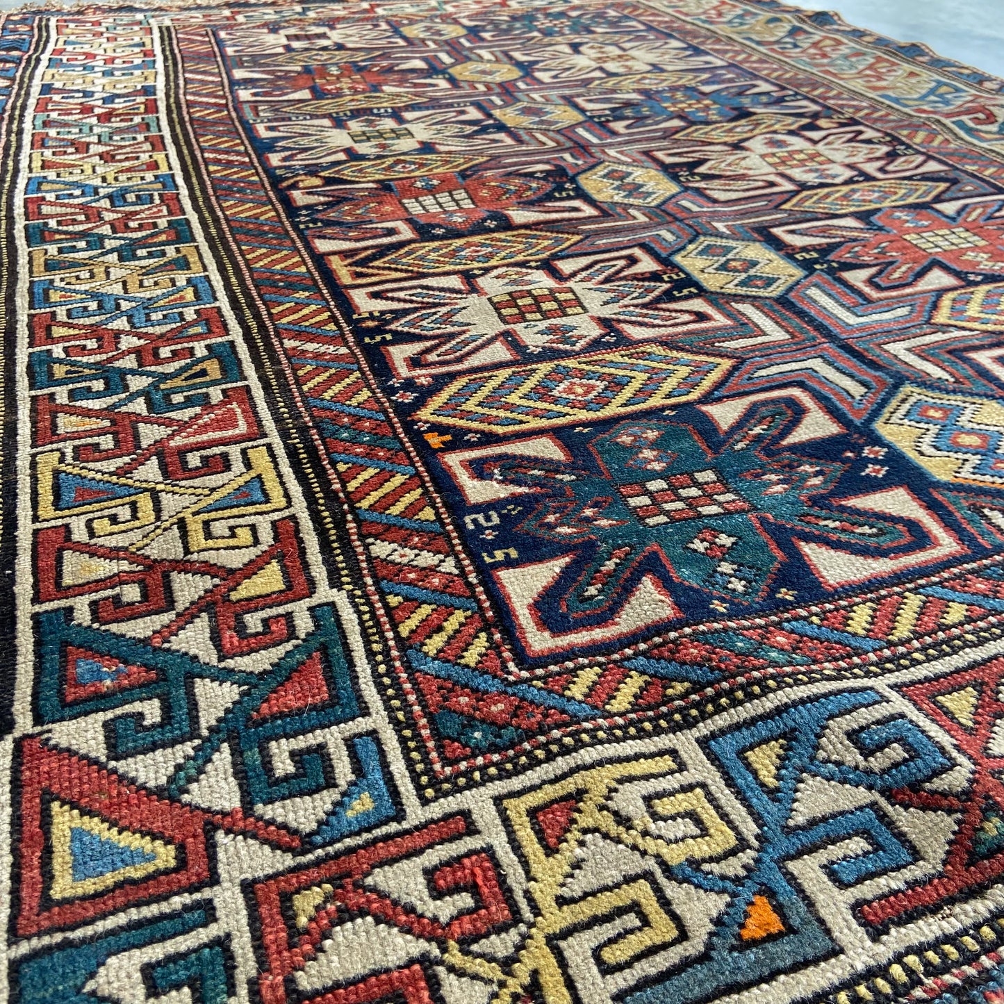 Antique Shirvan Accent Rug #R1118 - 3'6" x 5'1"