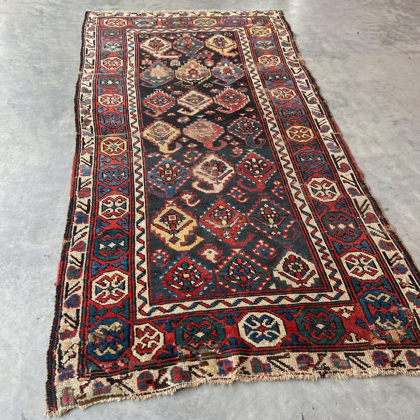 Antique Shirvan Runner #R1119 - 3'2" x 6'1"