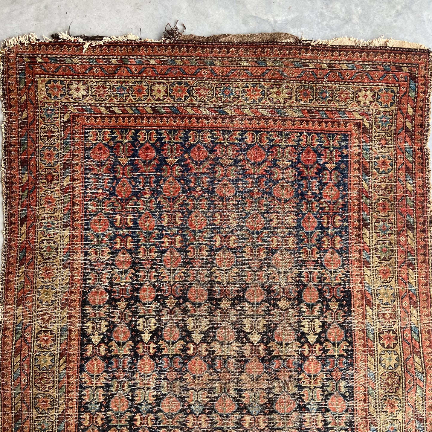 Antique Caucasian Accent Rug #R1125 - 4'4" x 6'5"