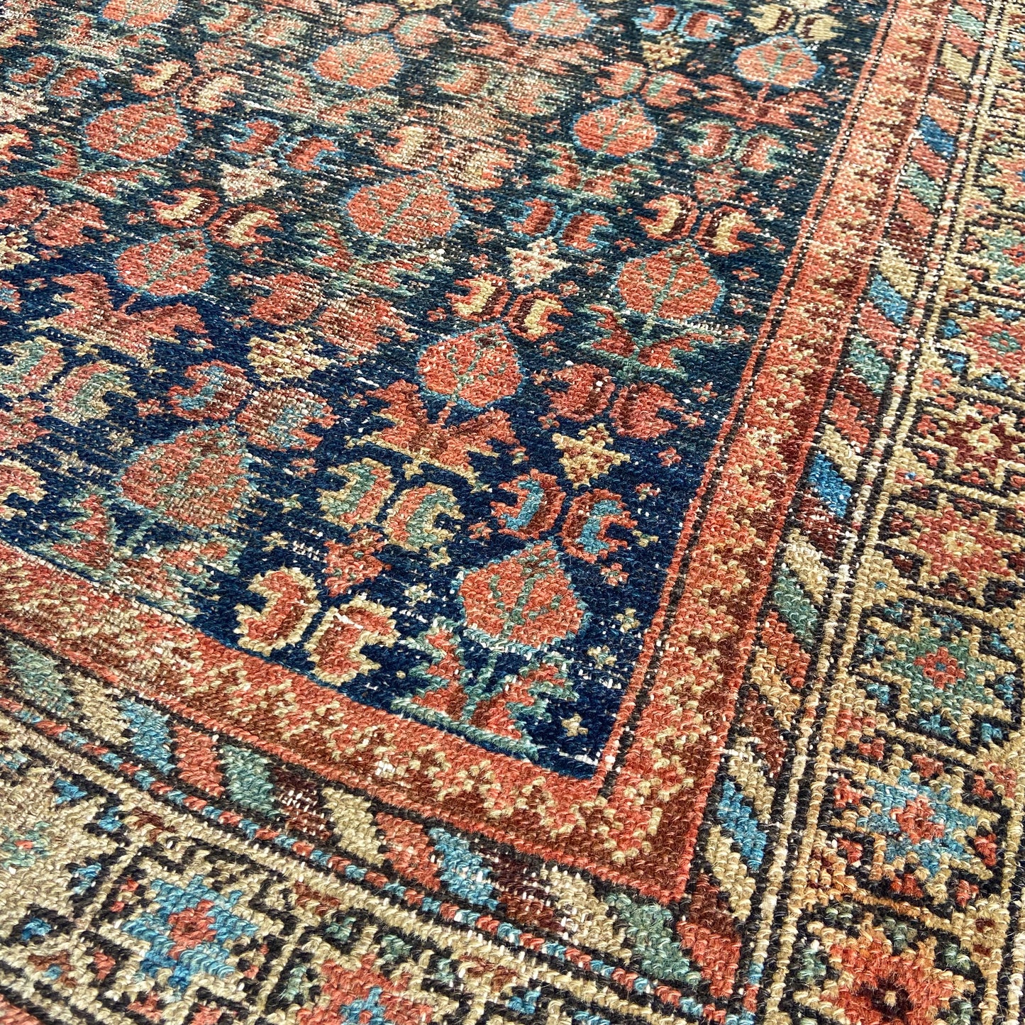 Antique Caucasian Accent Rug #R1125 - 4'4" x 6'5"