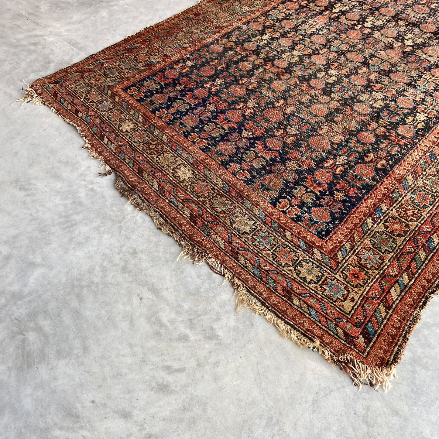 Antique Caucasian Accent Rug #R1125 - 4'4" x 6'5"