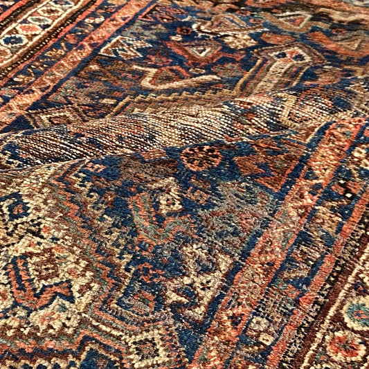 Antique Kamseh Accent Rug #R1127 - 4'4" x 6'4"