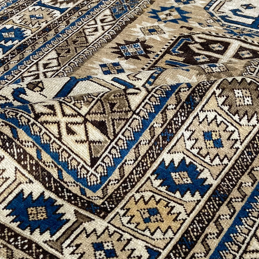 Antique Kazak Accent Rug #R1133 - 3'9" x 5'8"