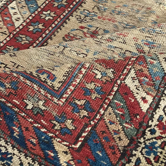 Antique Caucasian Runner #R1134 - 3'4" x 8'11"