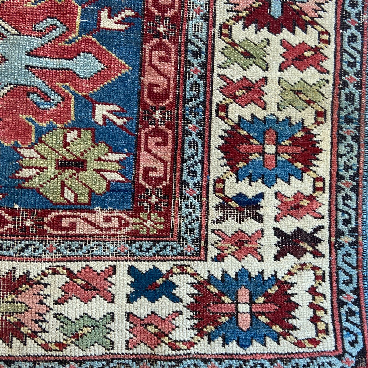 Antique Kuba Accent Rug #R1142 - 3'6" x 5'2"