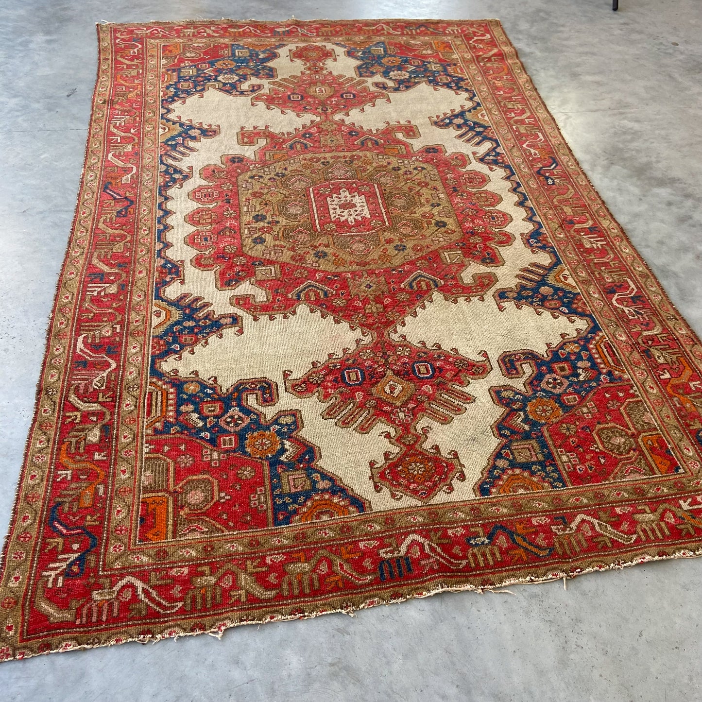 Antique Mishan Malayer Accent Rug #R1153 - 4'3" x 6'6"