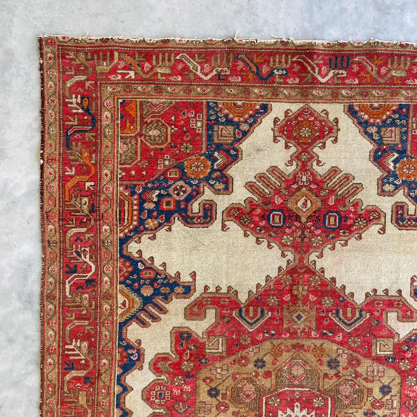 Antique Mishan Malayer Accent Rug #R1153 - 4'3" x 6'6"