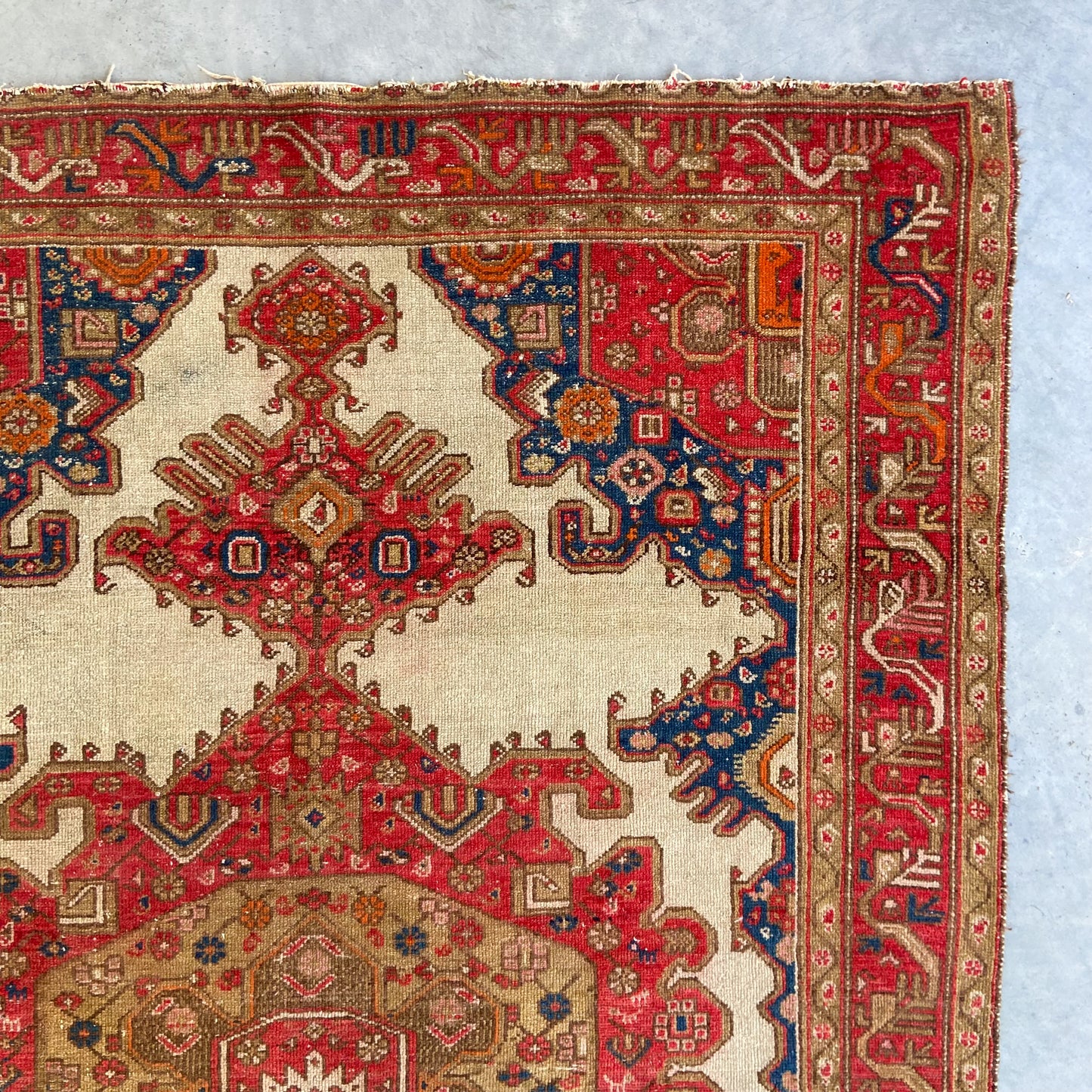 Antique Mishan Malayer Accent Rug #R1153 - 4'3" x 6'6"