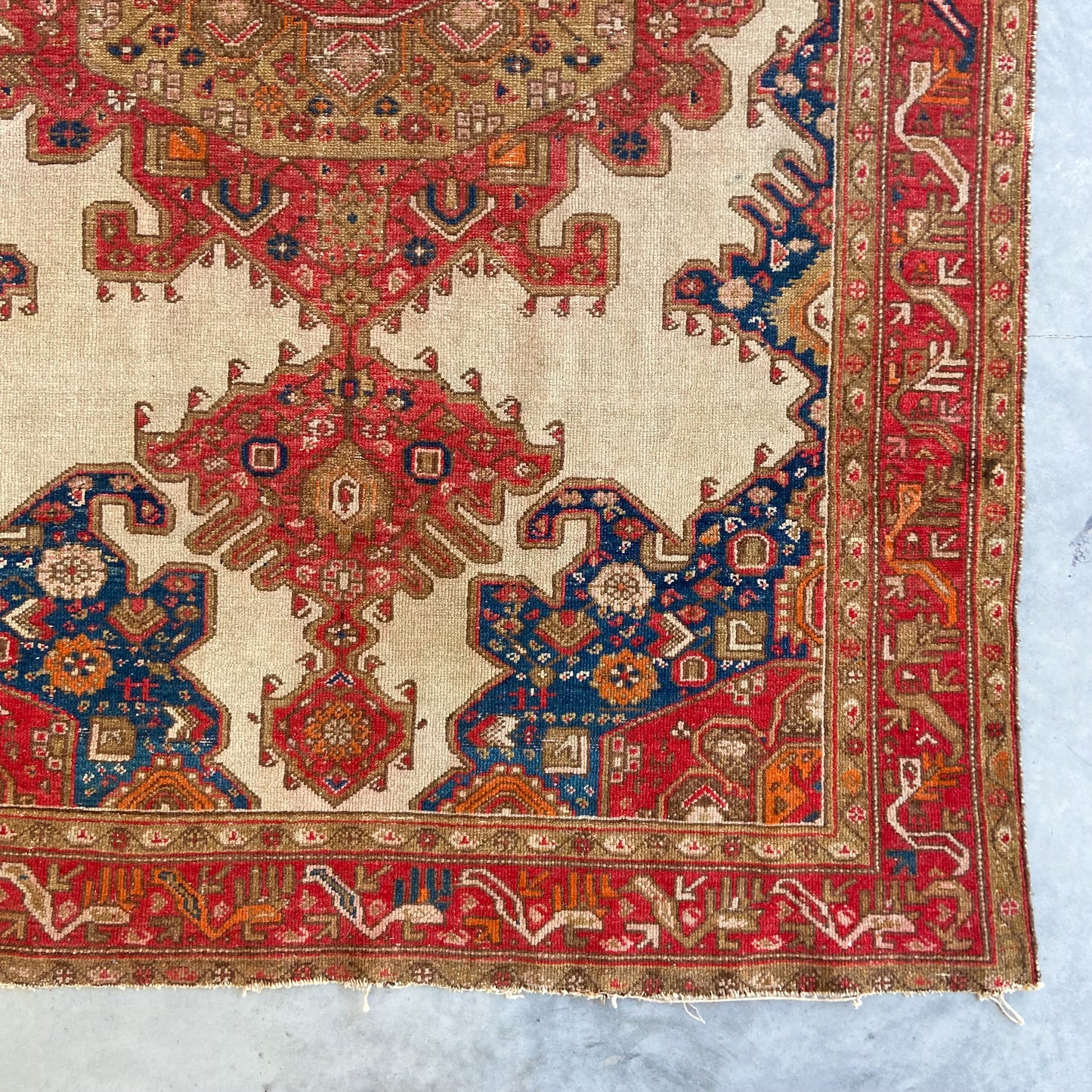 Antique Mishan Malayer Accent Rug #R1153 - 4'3" x 6'6"