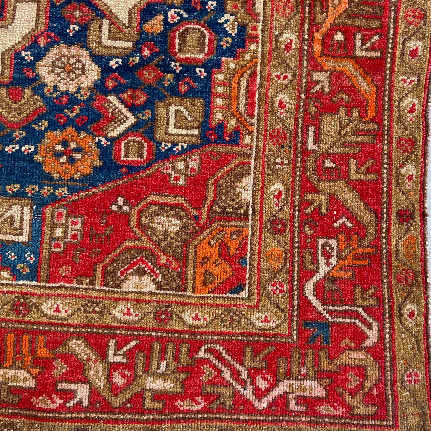 Antique Mishan Malayer Accent Rug #R1153 - 4'3" x 6'6"