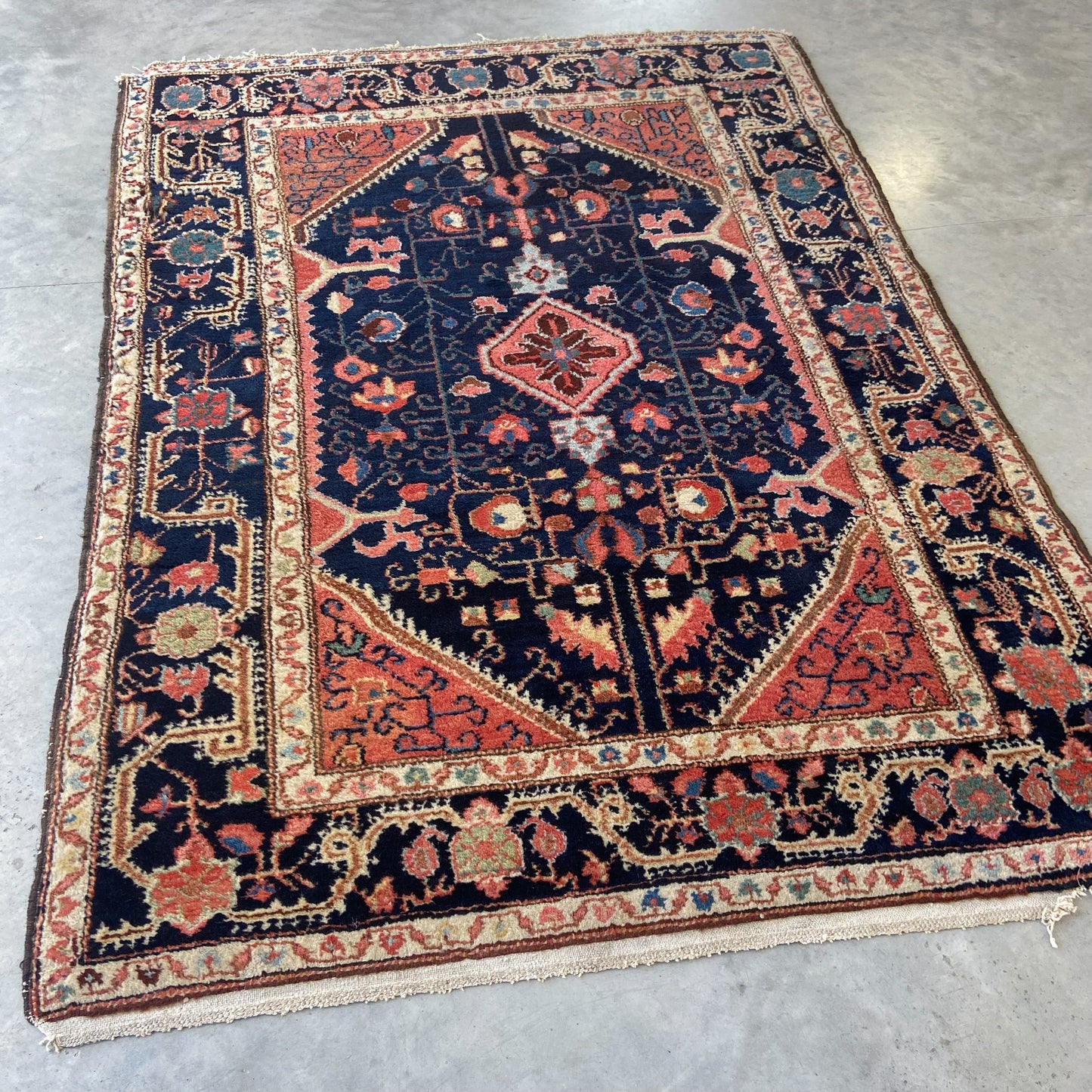 Antique Northwest Persian Accent Rug #R1145 - 3'7" x 4'11"