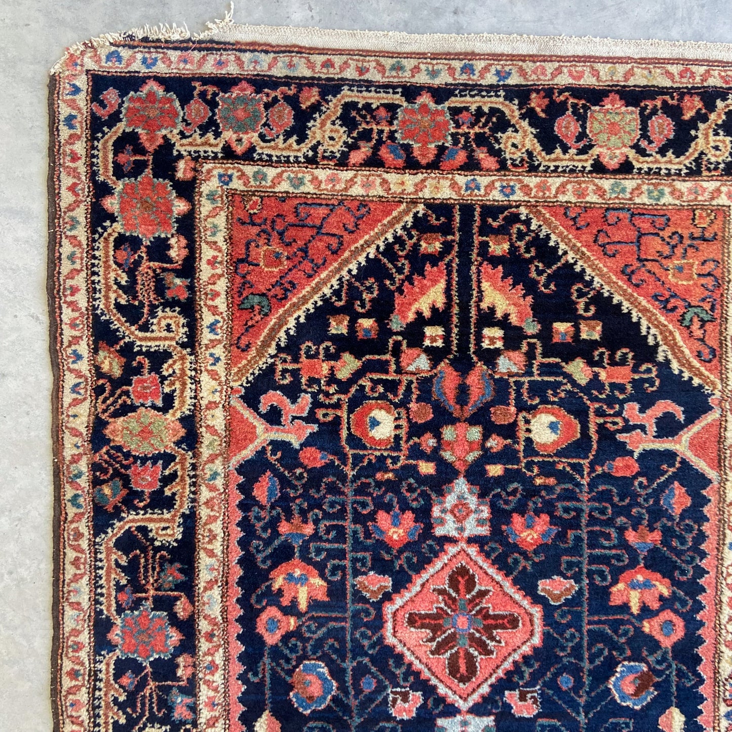 Antique Northwest Persian Accent Rug #R1145 - 3'7" x 4'11"