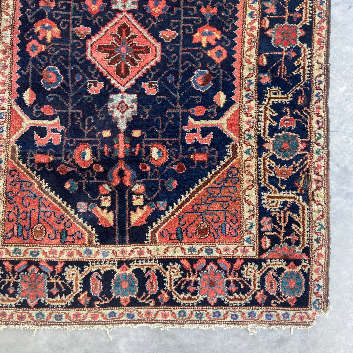 Antique Northwest Persian Accent Rug #R1145 - 3'7" x 4'11"