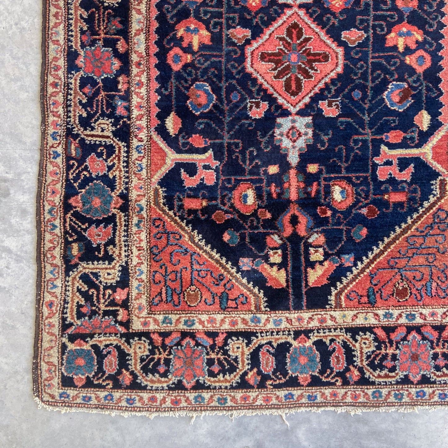 Antique Northwest Persian Accent Rug #R1145 - 3'7" x 4'11"