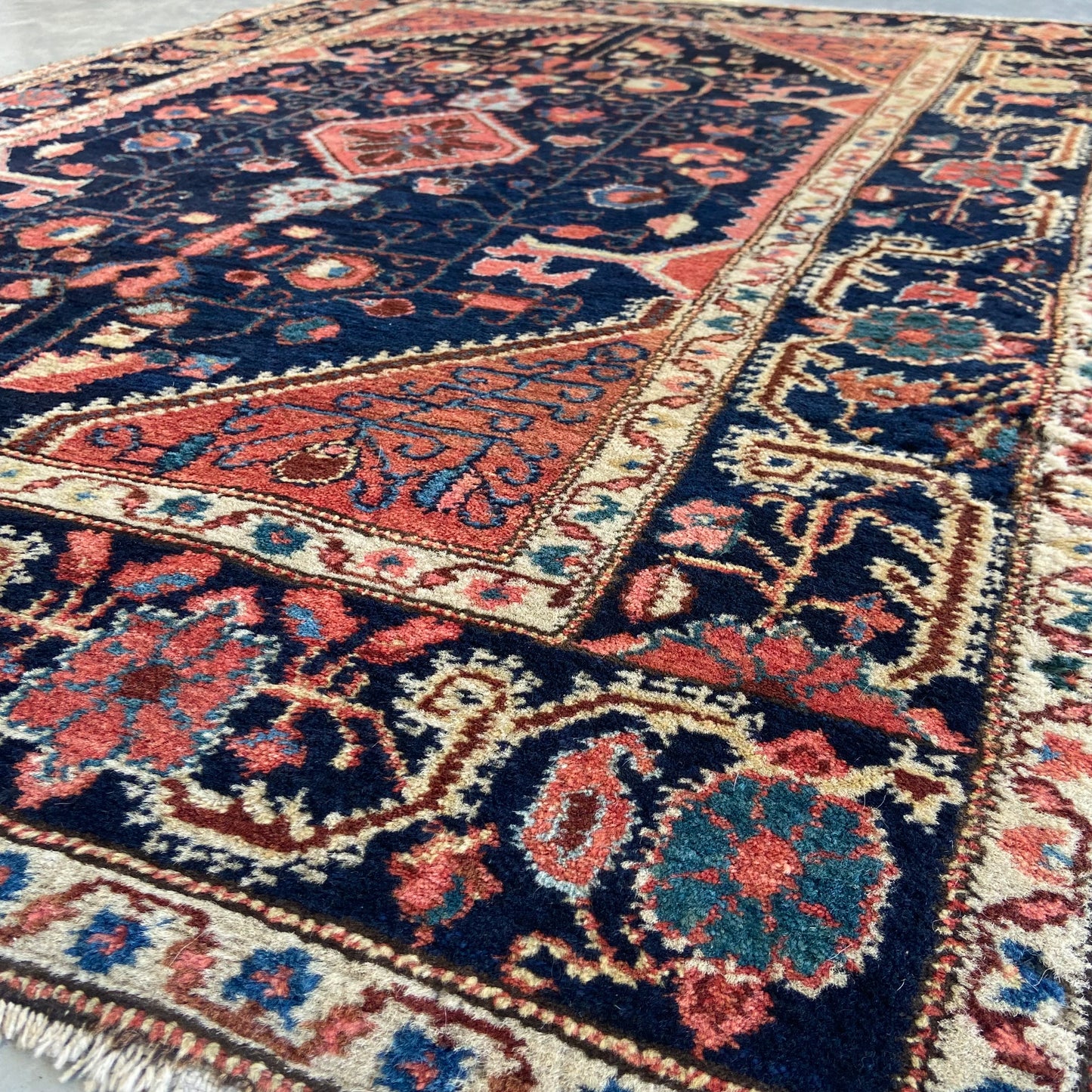 Antique Northwest Persian Accent Rug #R1145 - 3'7" x 4'11"