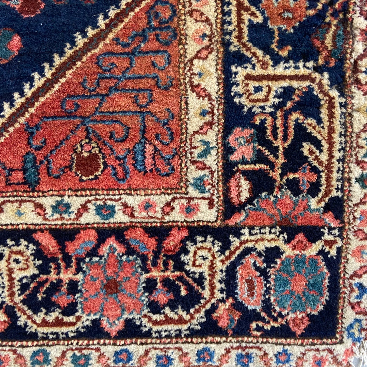 Antique Northwest Persian Accent Rug #R1145 - 3'7" x 4'11"