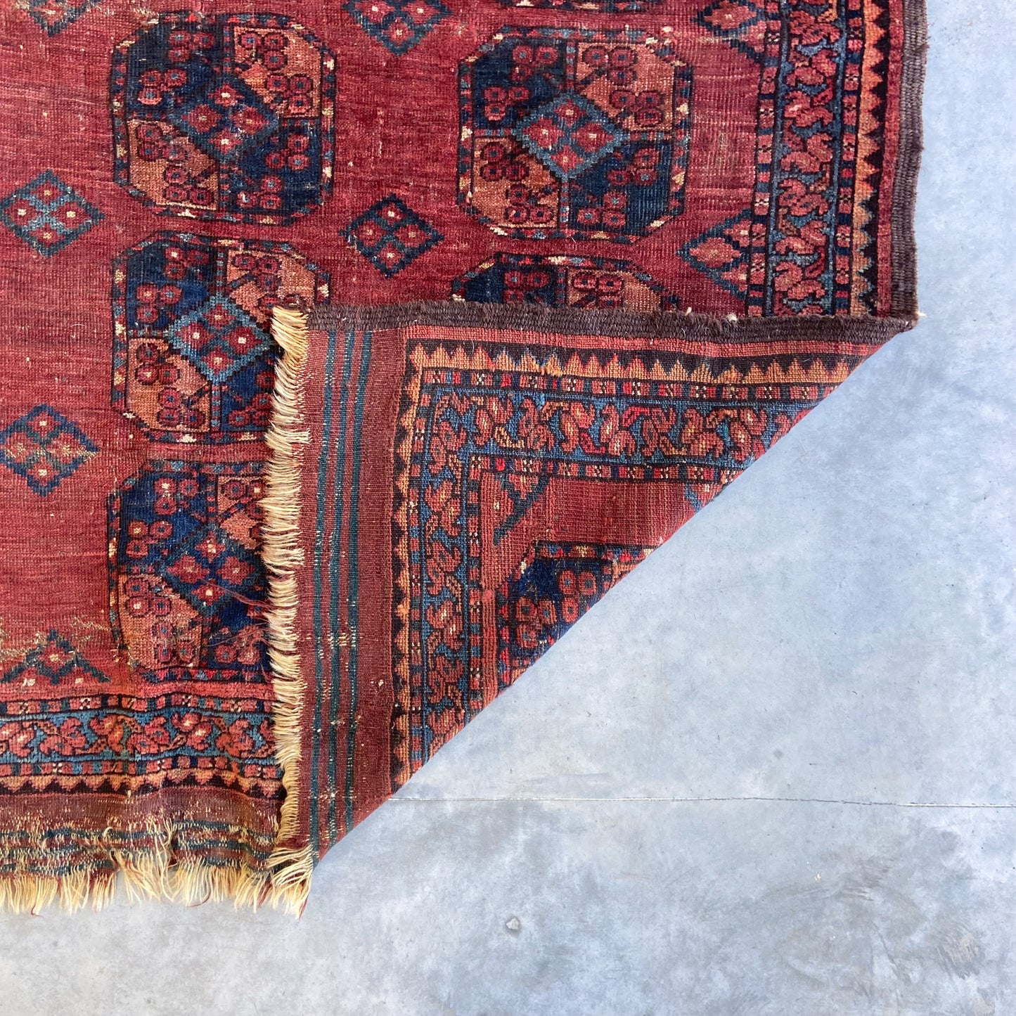 Antique Ersari Accent Rug #R1147 - 3'11" x 5'4"