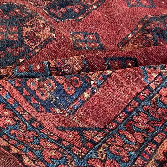 Antique Ersari Accent Rug #R1147 - 3'11" x 5'4"