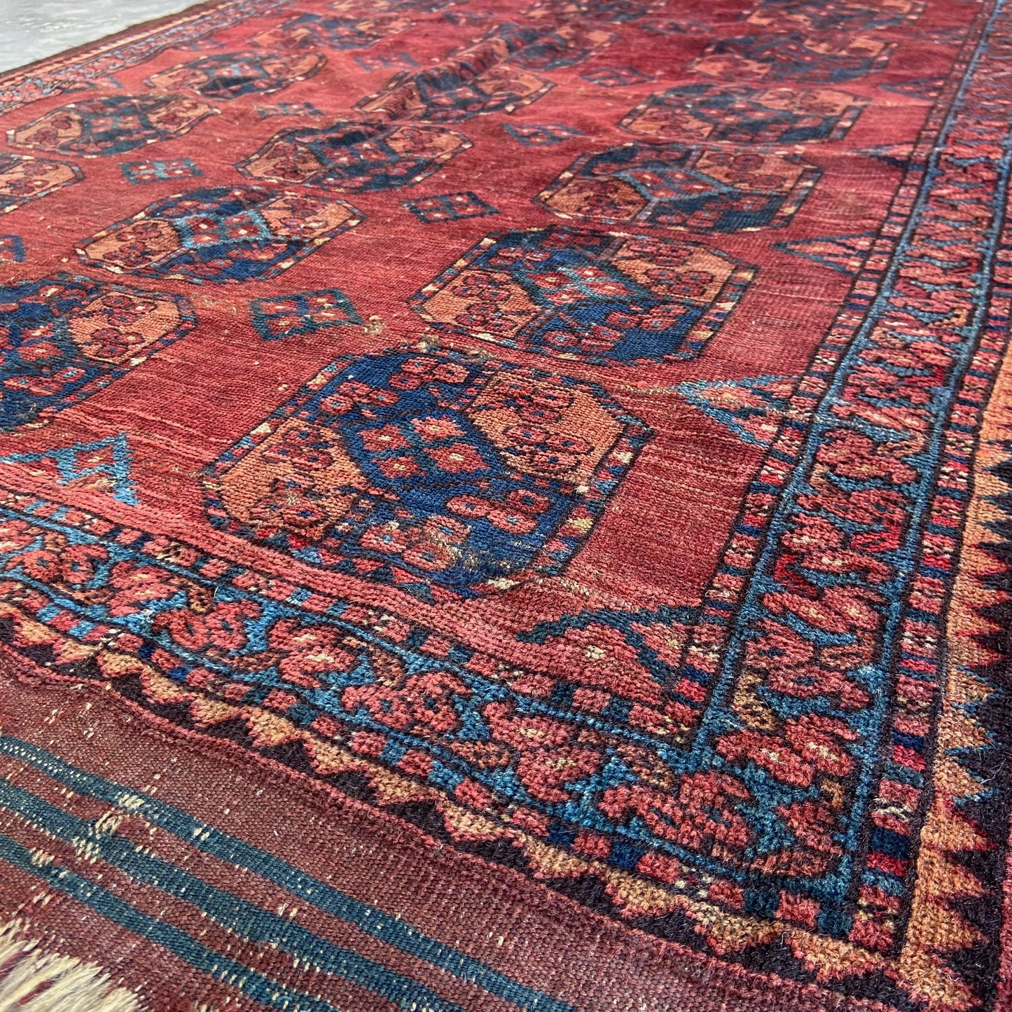 Antique Ersari Accent Rug #R1147 - 3'11" x 5'4"