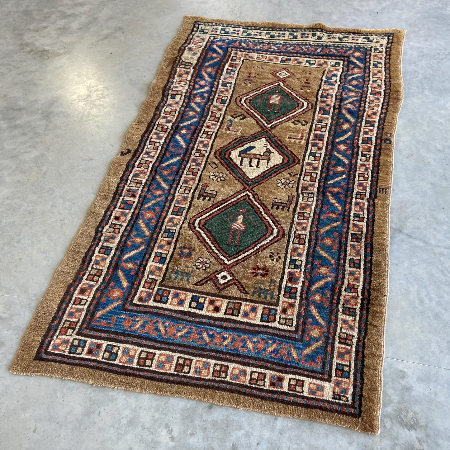 Collectible Antique Serab Accent Rug #R1148 - 2'10" x 5'