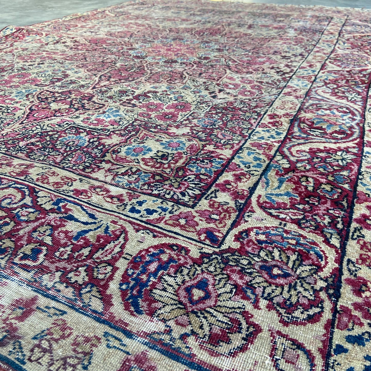 Antique Kerman Accent Rug #R1149 - 4'2" x 6'1"