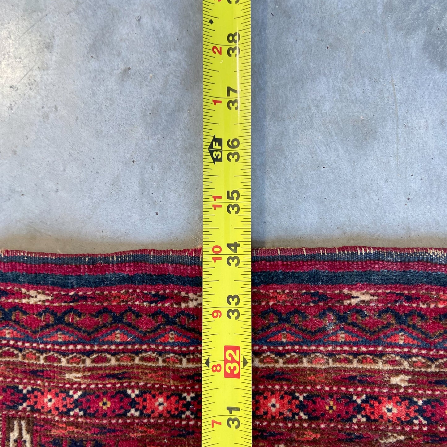 Antique Tekki Torba Bag Face #R1150 - 2'10" x 5'8"