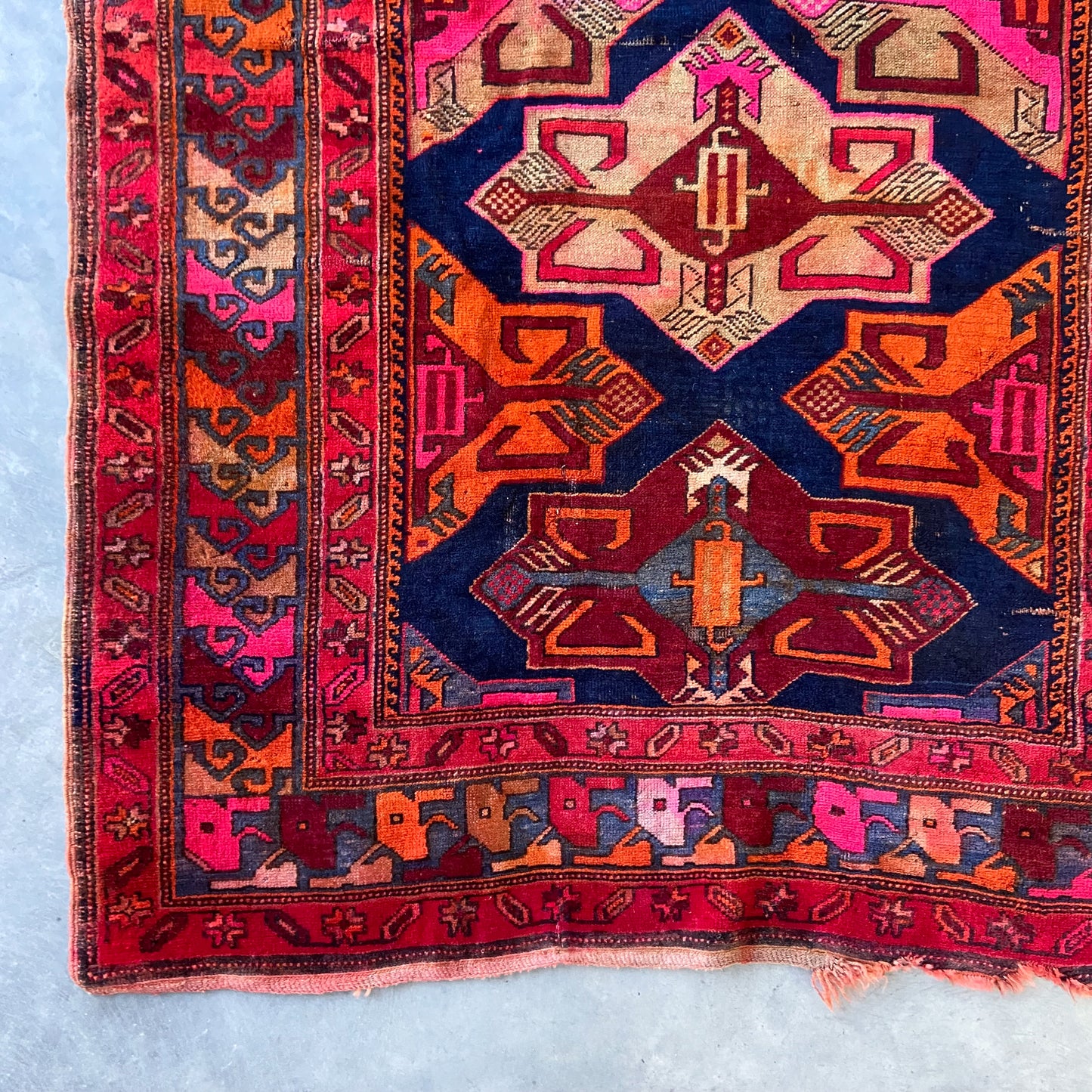 Antique Karabagh Runner #R1152 - 4'8" x 13"