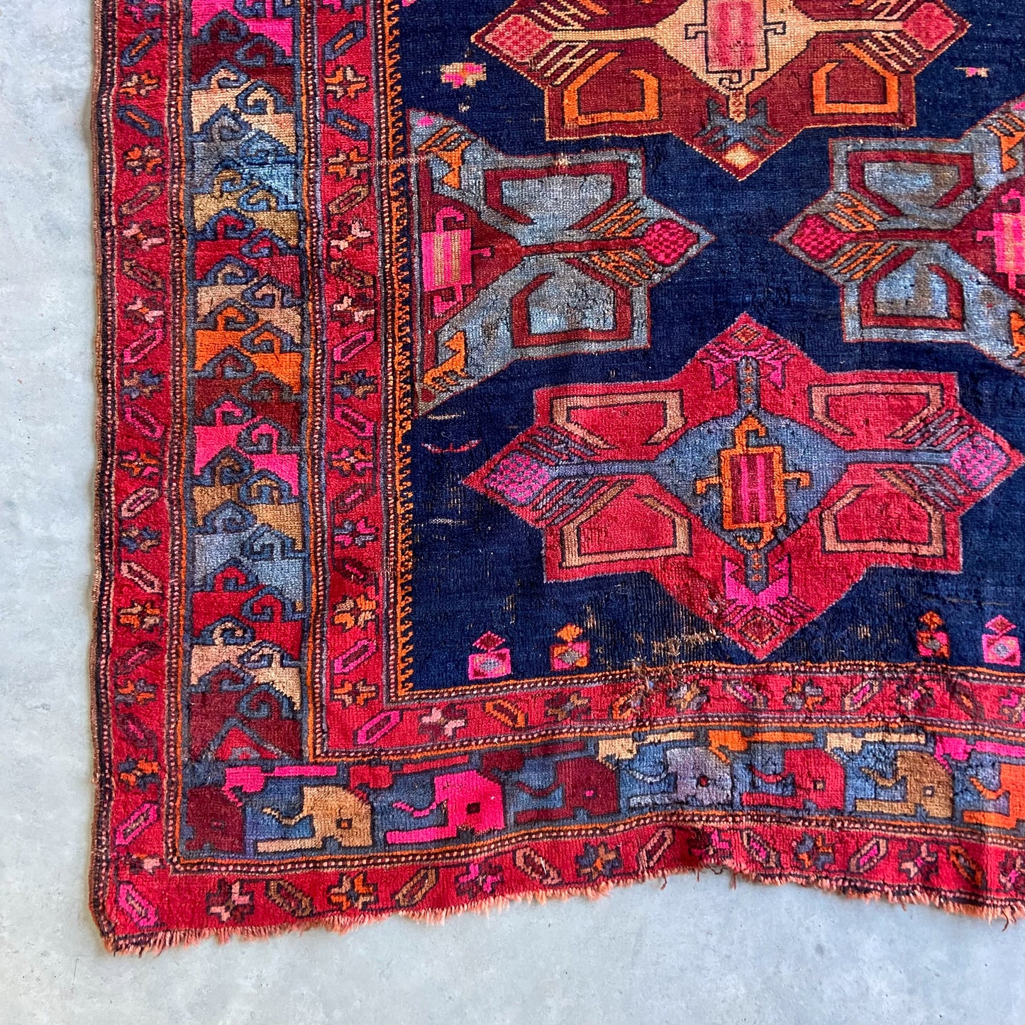 Antique Karabagh Runner #R1152 - 4'8" x 13"