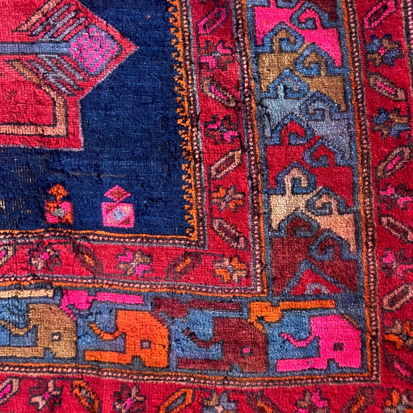 Antique Karabagh Runner #R1152 - 4'8" x 13"