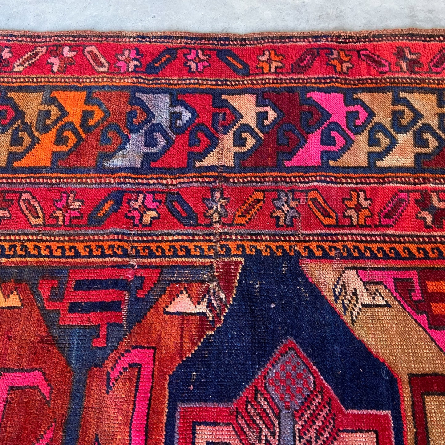 Antique Karabagh Runner #R1152 - 4'8" x 13"