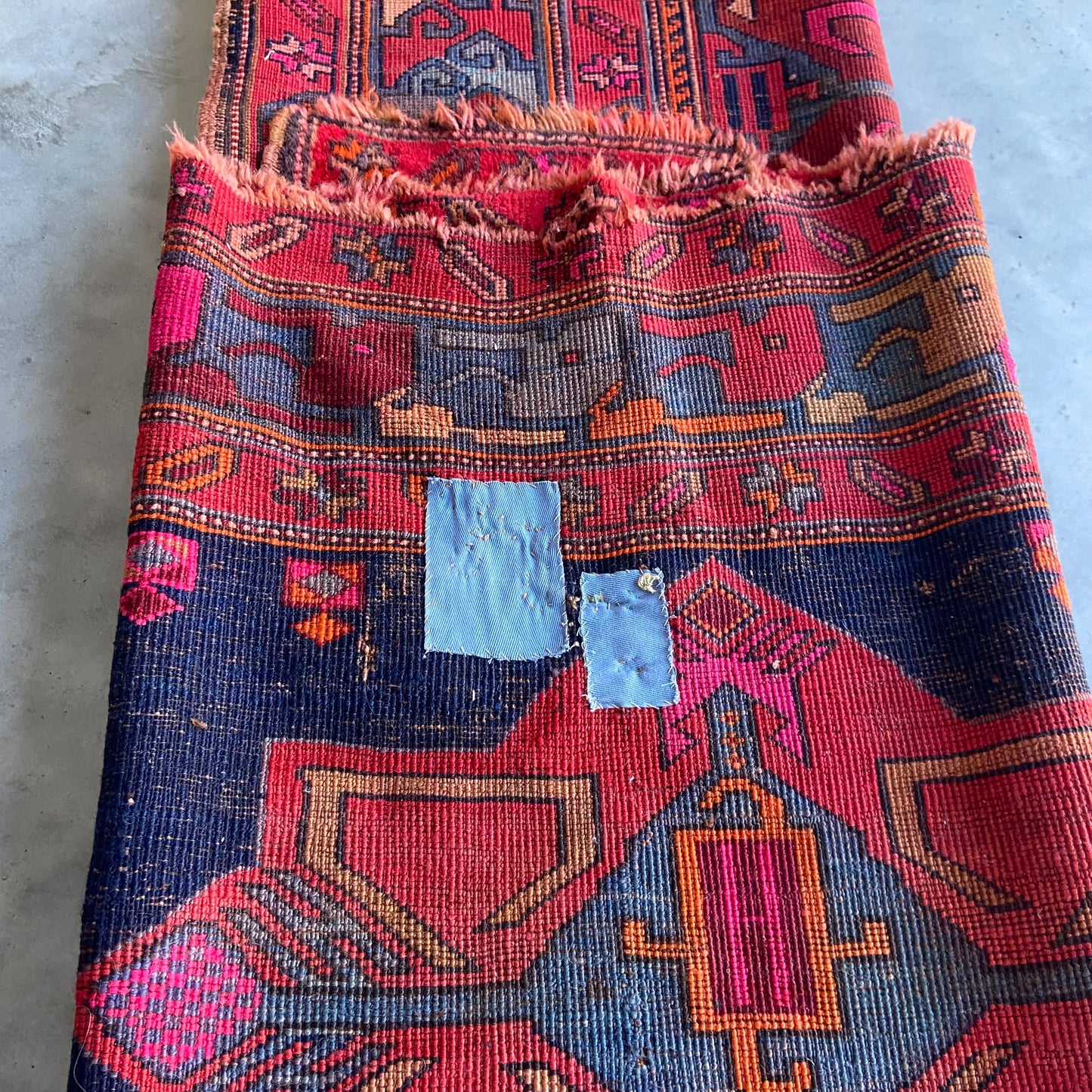 Antique Karabagh Runner #R1152 - 4'8" x 13"