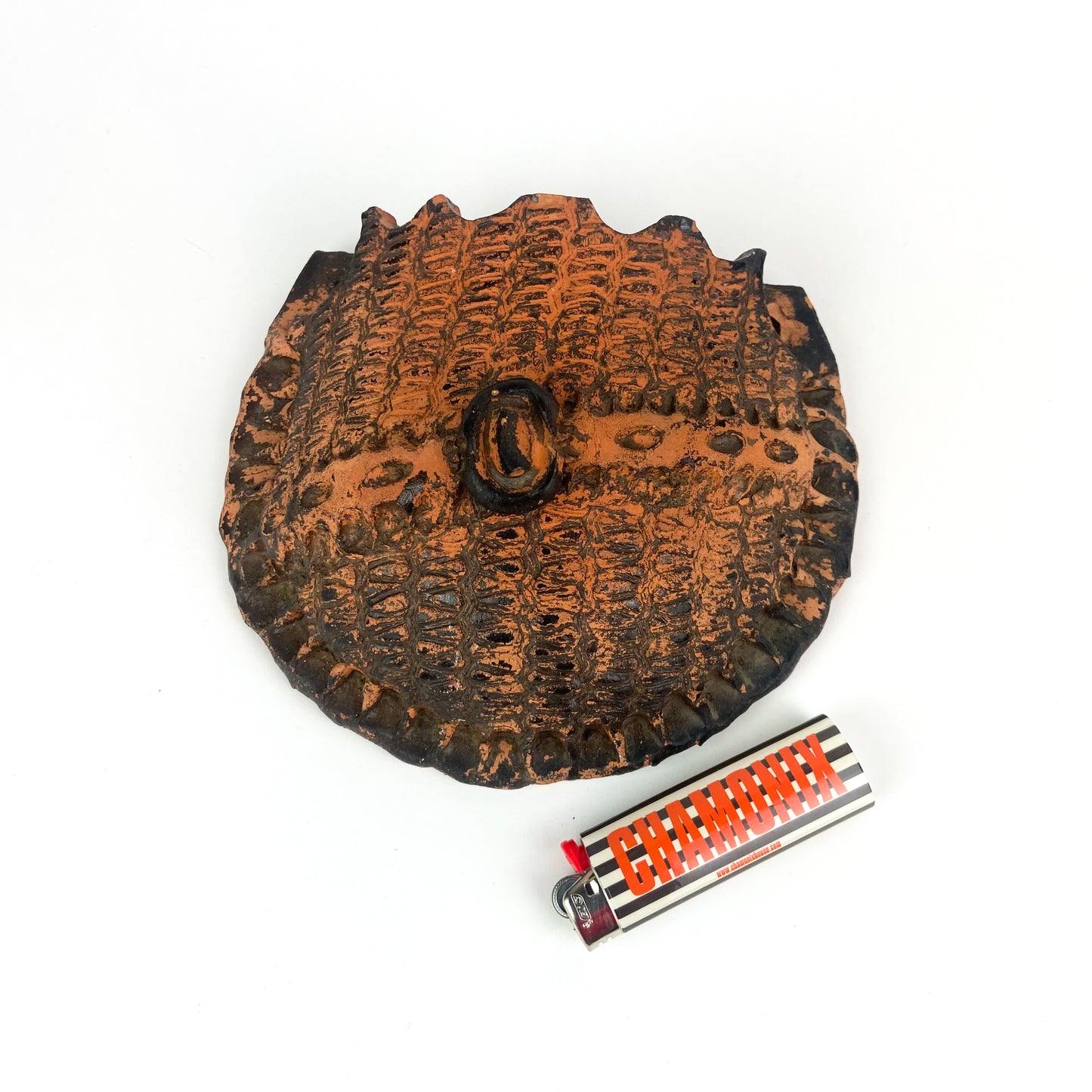 Antique Redware Wall Pocket #O1213