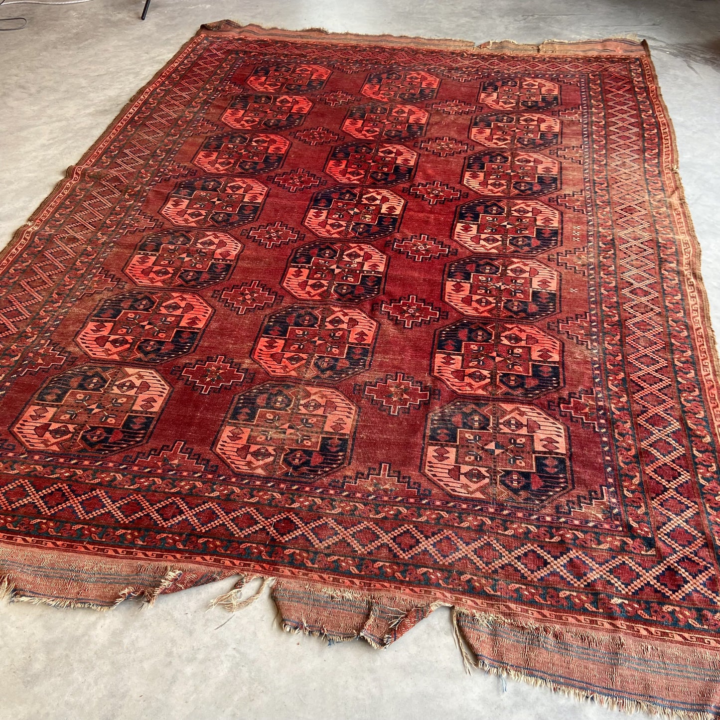 Antique Ersari Area Rug #R1077 - 7' x 10'3"