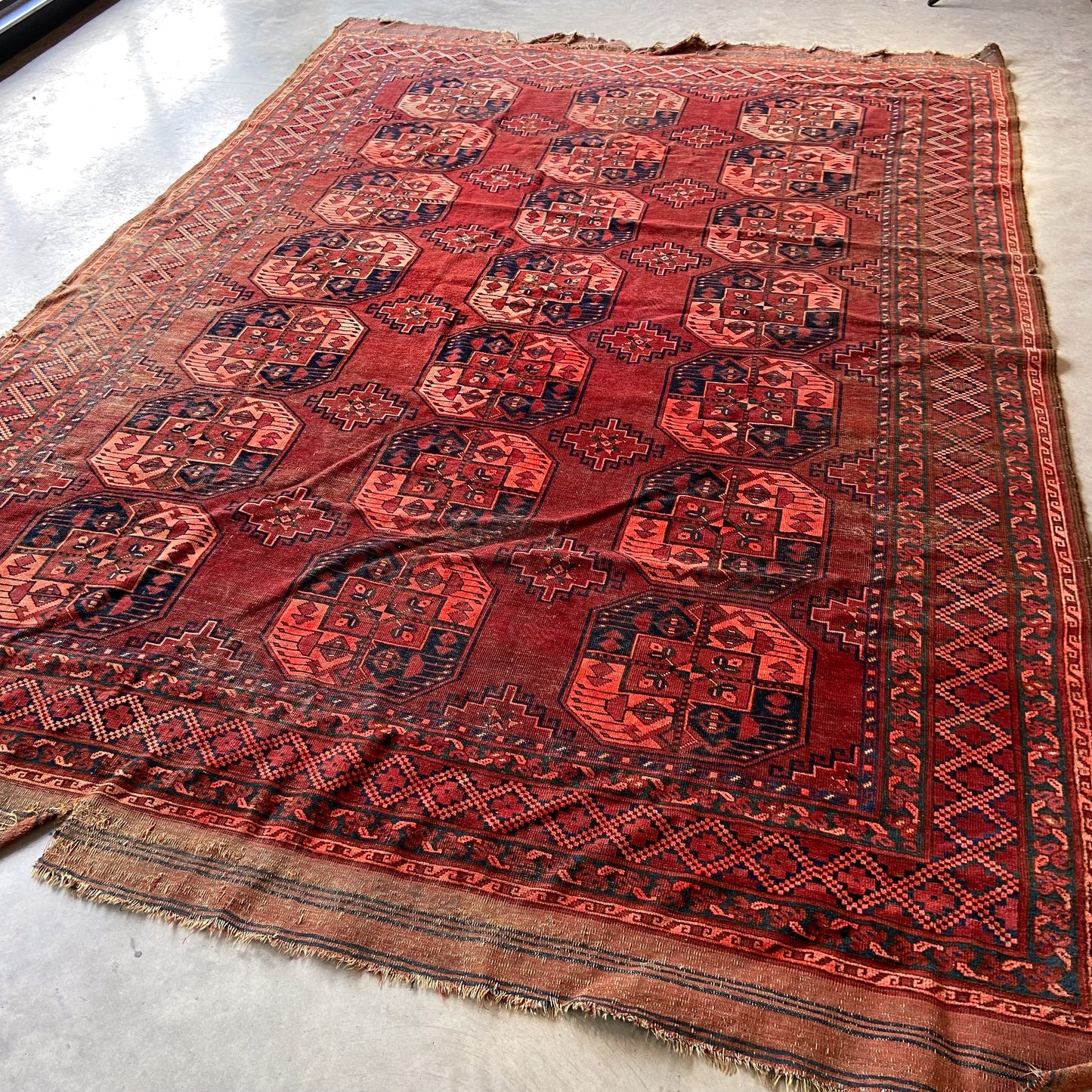 Antique Ersari Area Rug #R1077 - 7' x 10'3"