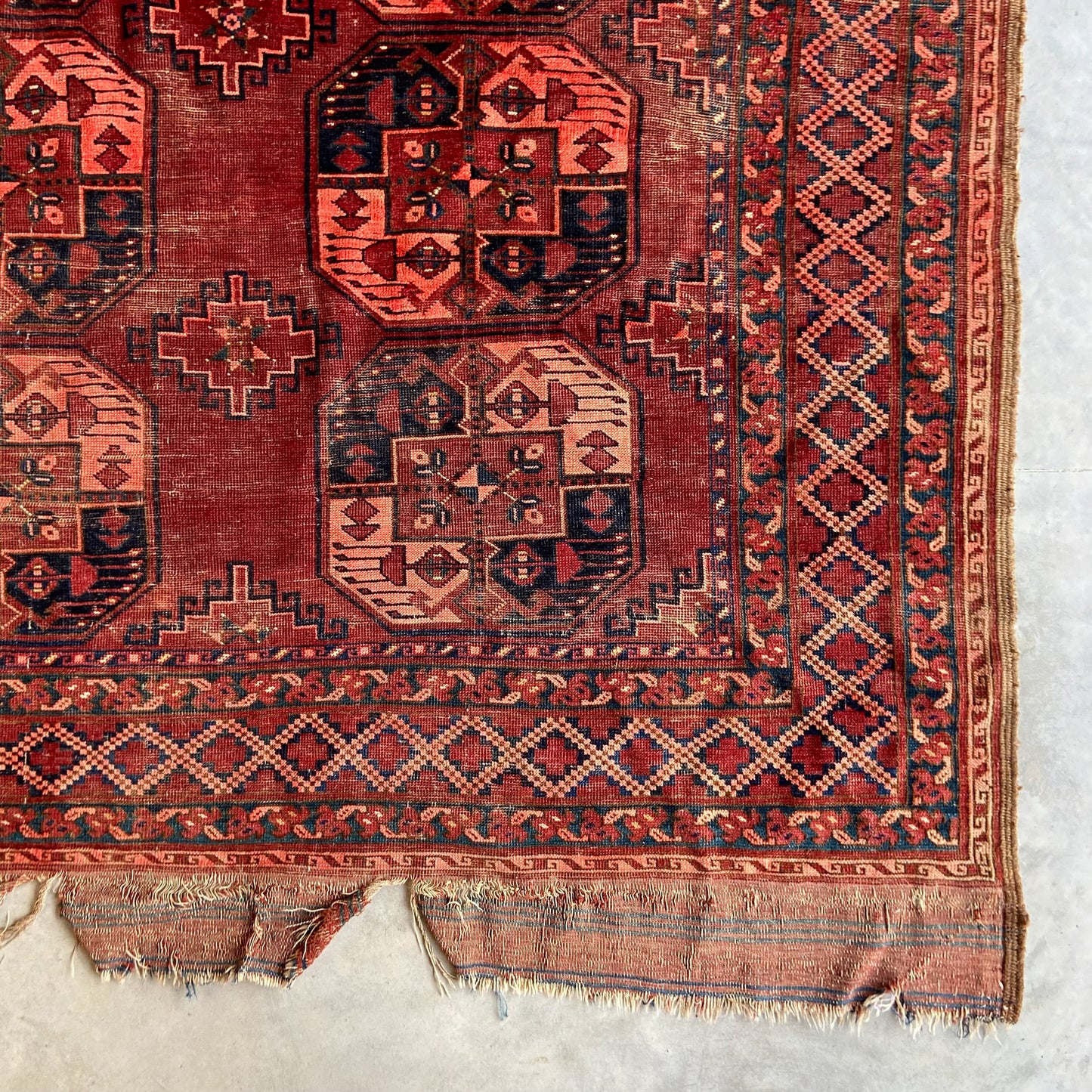 Antique Ersari Area Rug #R1077 - 7' x 10'3"