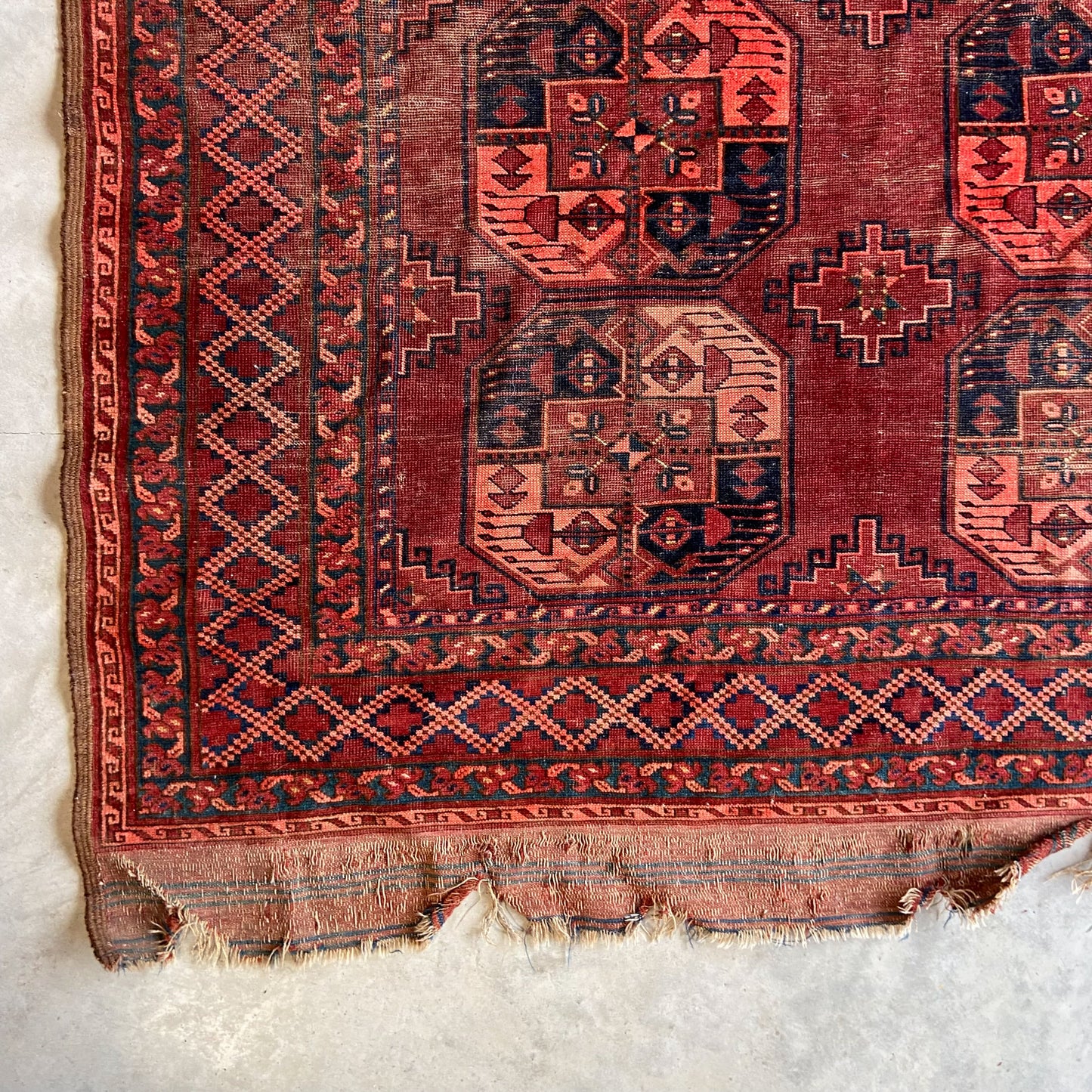 Antique Ersari Area Rug #R1077 - 7' x 10'3"