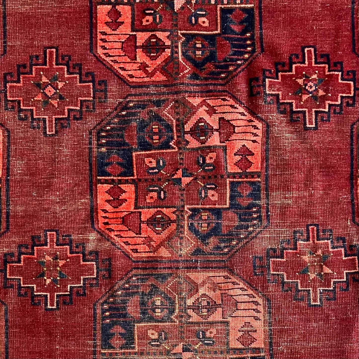 Antique Ersari Area Rug #R1077 - 7' x 10'3"