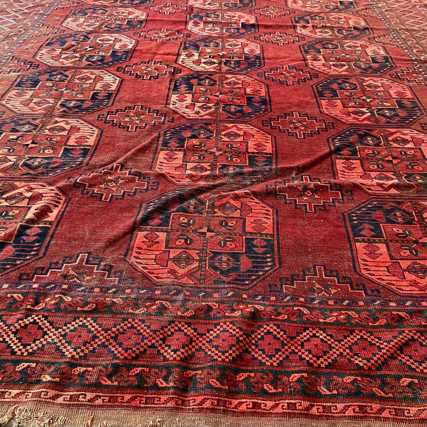 Antique Ersari Area Rug #R1077 - 7' x 10'3"