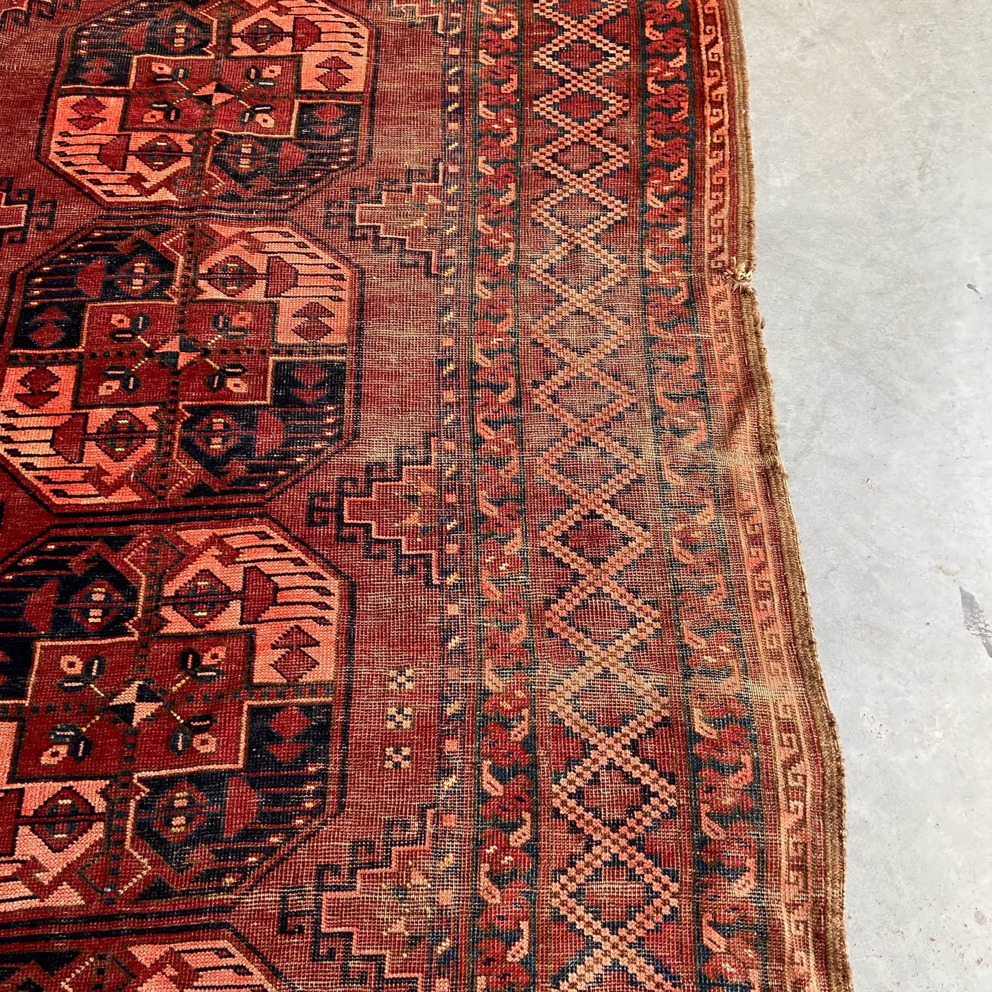 Antique Ersari Area Rug #R1077 - 7' x 10'3"