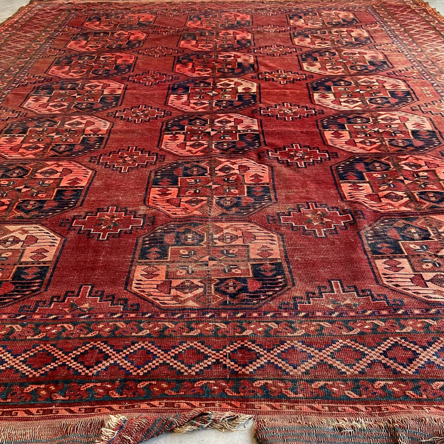 Antique Ersari Area Rug #R1077 - 7' x 10'3"