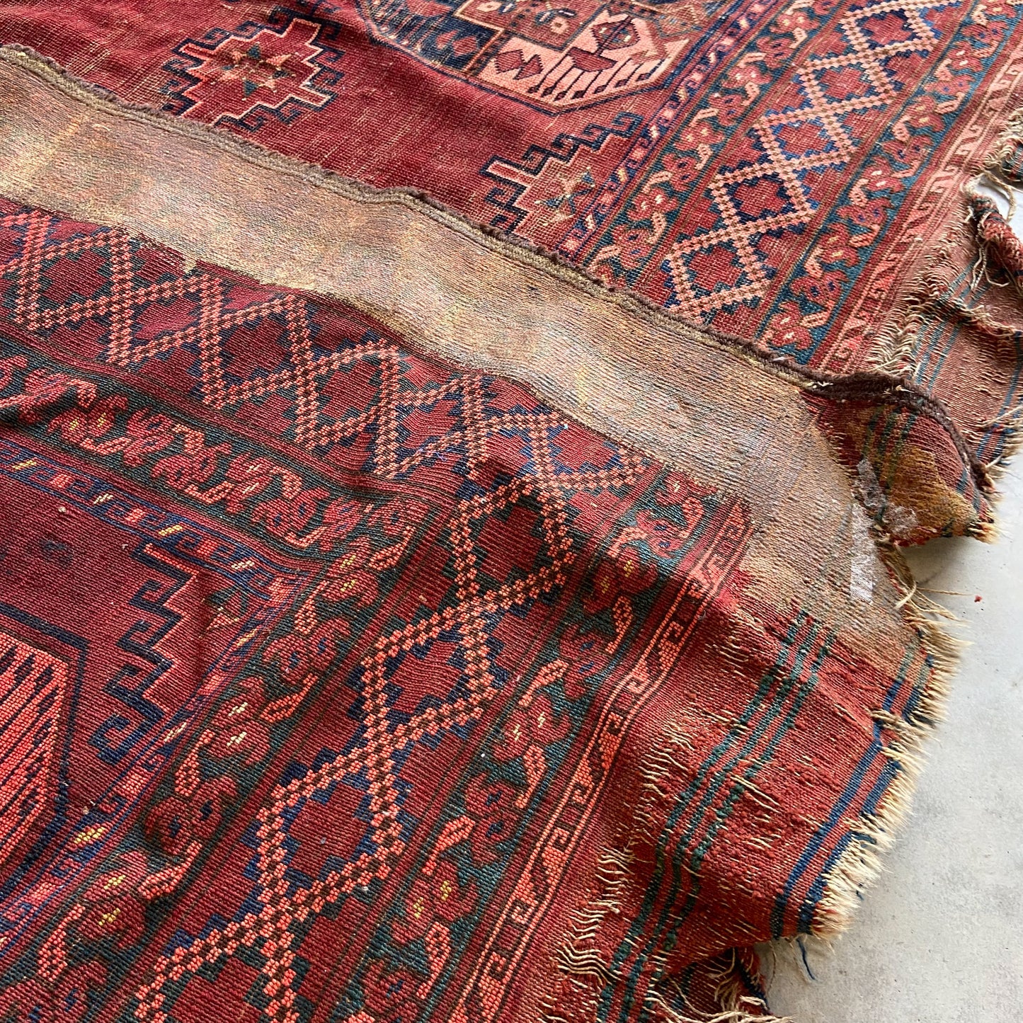 Antique Ersari Area Rug #R1077 - 7' x 10'3"