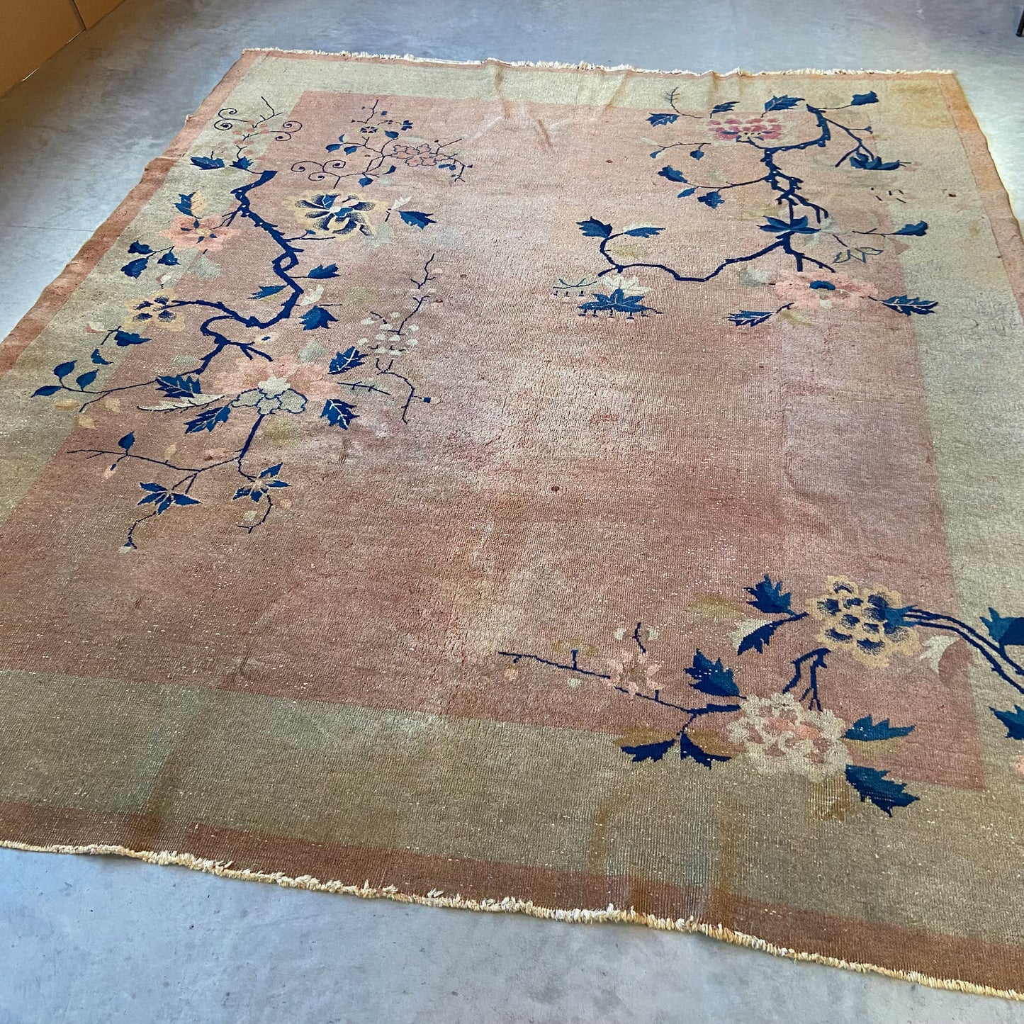 Antique Chinese Deco Area Rug #R1087 - 8' x 9'6"