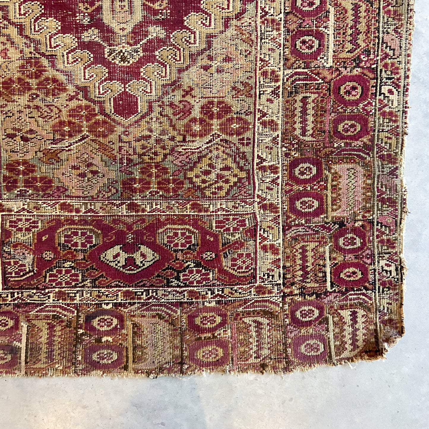 Antique Turkish Accent Rug #R1091 - 3'8" x 7'7"