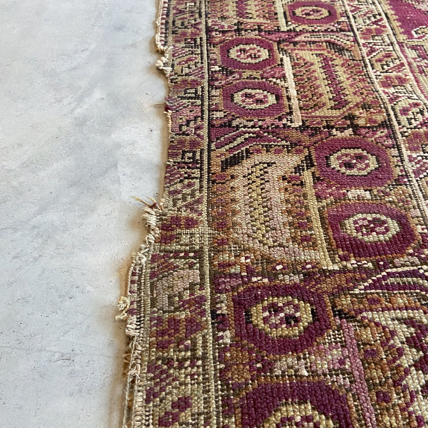 Antique Turkish Accent Rug #R1091 - 3'8" x 7'7"