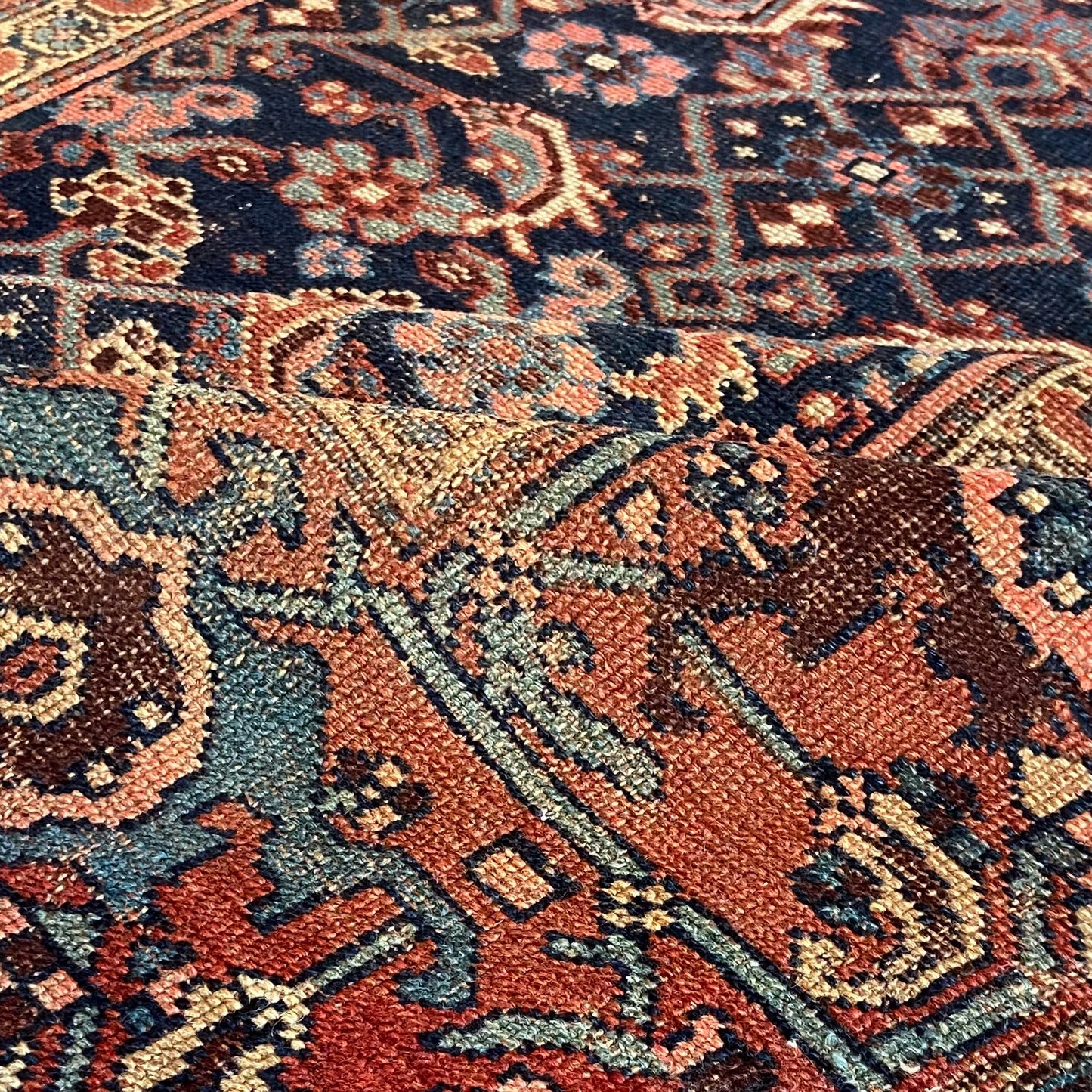 Antique Bidjar Accent Rug #R1092 - 4'4" x 6'1"