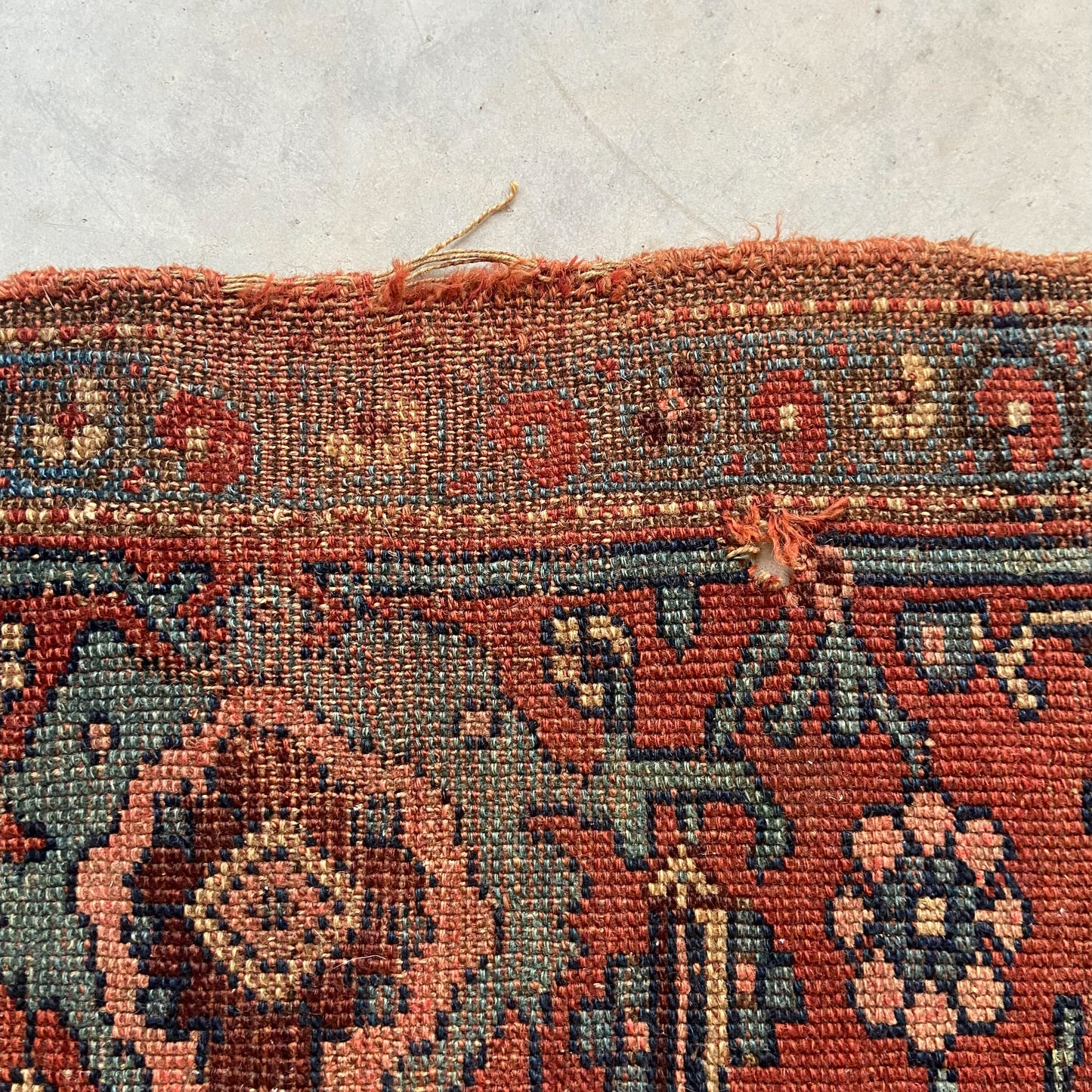 Antique Bidjar Accent Rug #R1092 - 4'4" x 6'1"