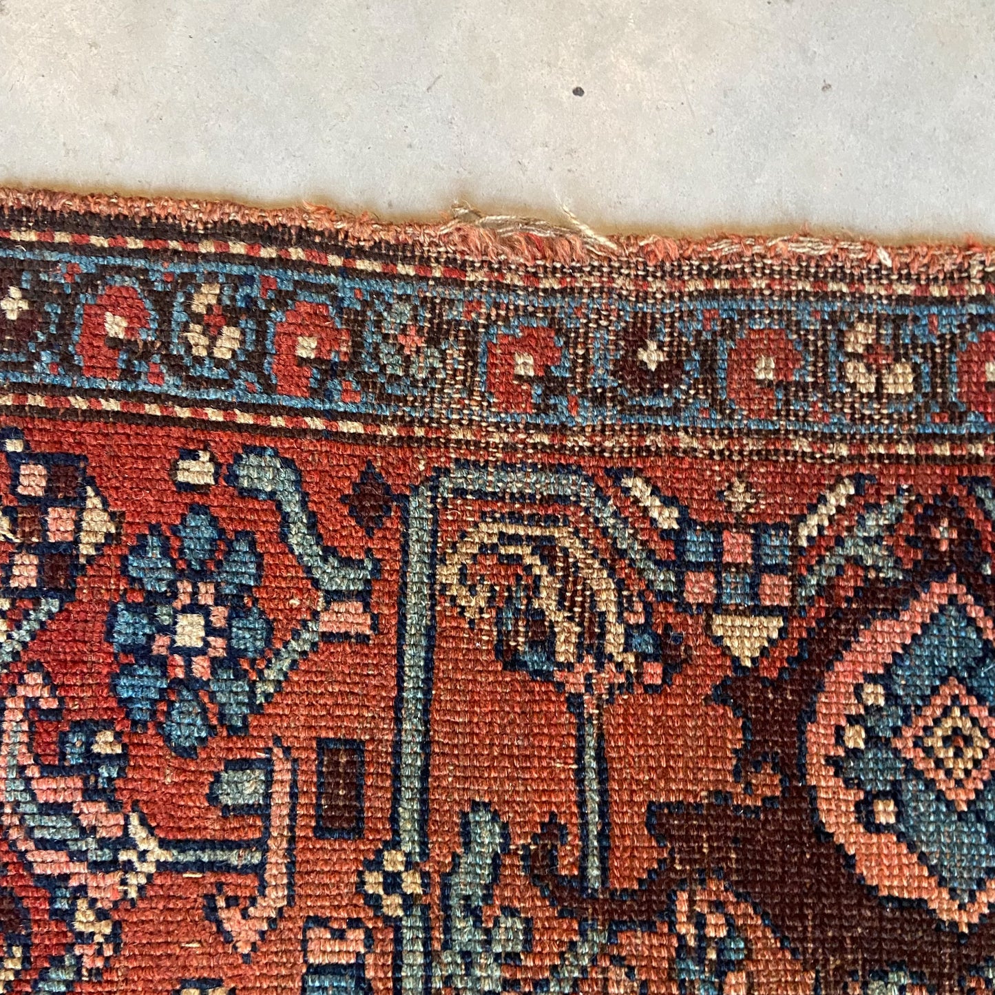 Antique Bidjar Accent Rug #R1092 - 4'4" x 6'1"