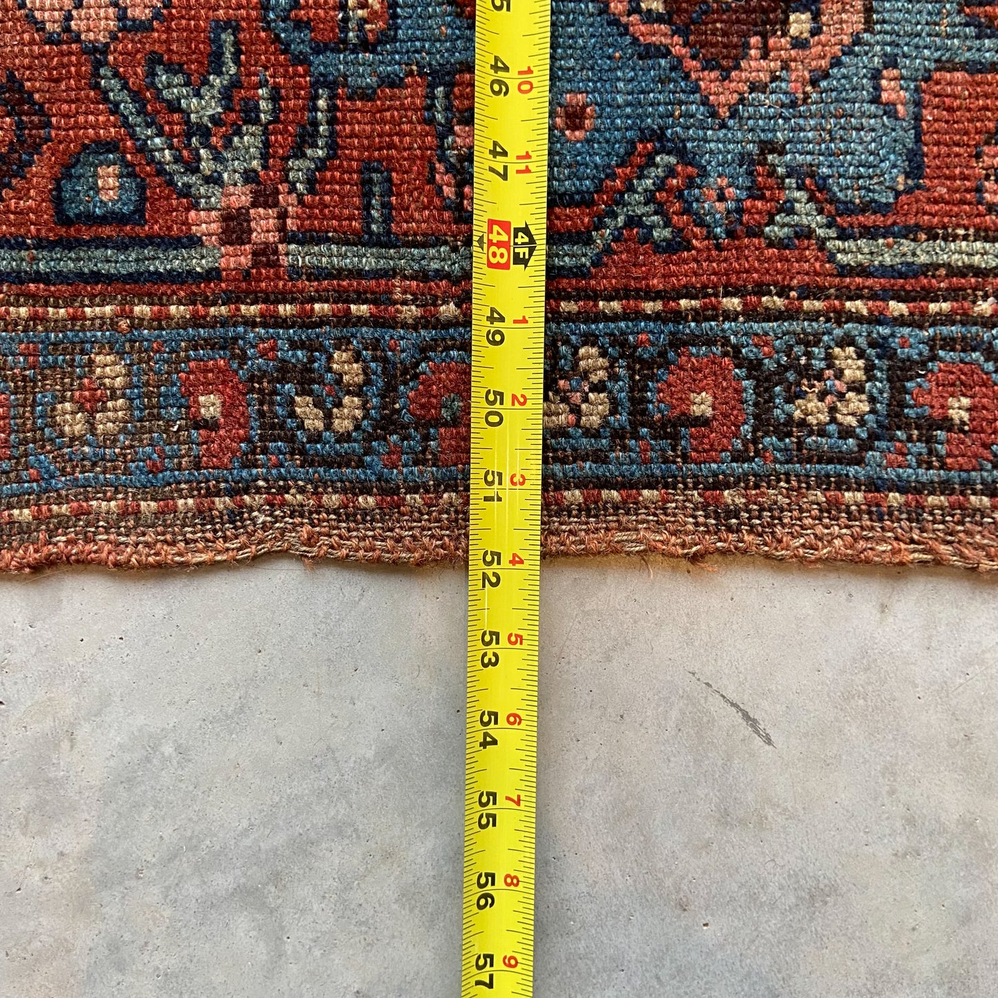 Antique Bidjar Accent Rug #R1092 - 4'4" x 6'1"