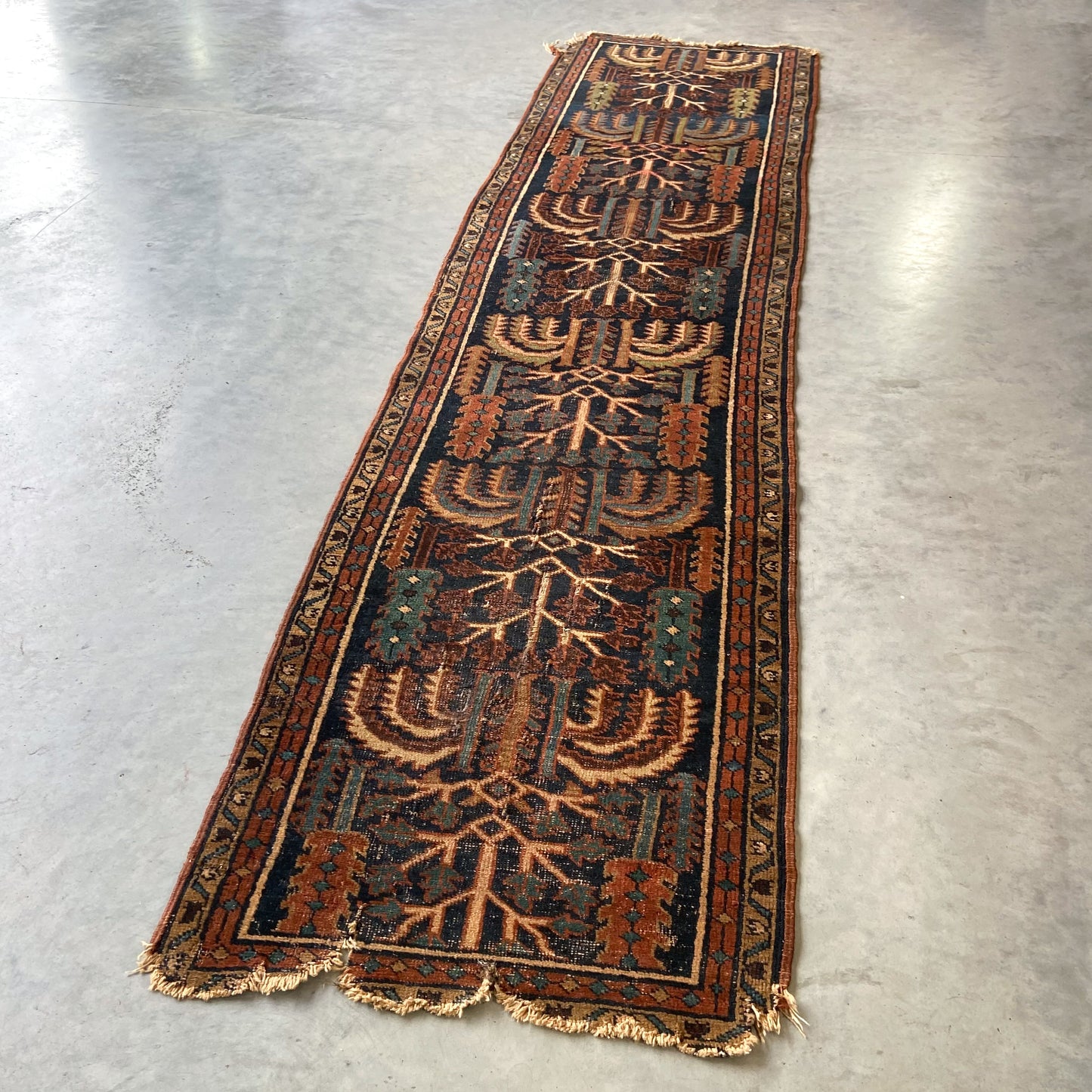 Antique Heriz Runner #R1094 - 2'3" x 9'4"