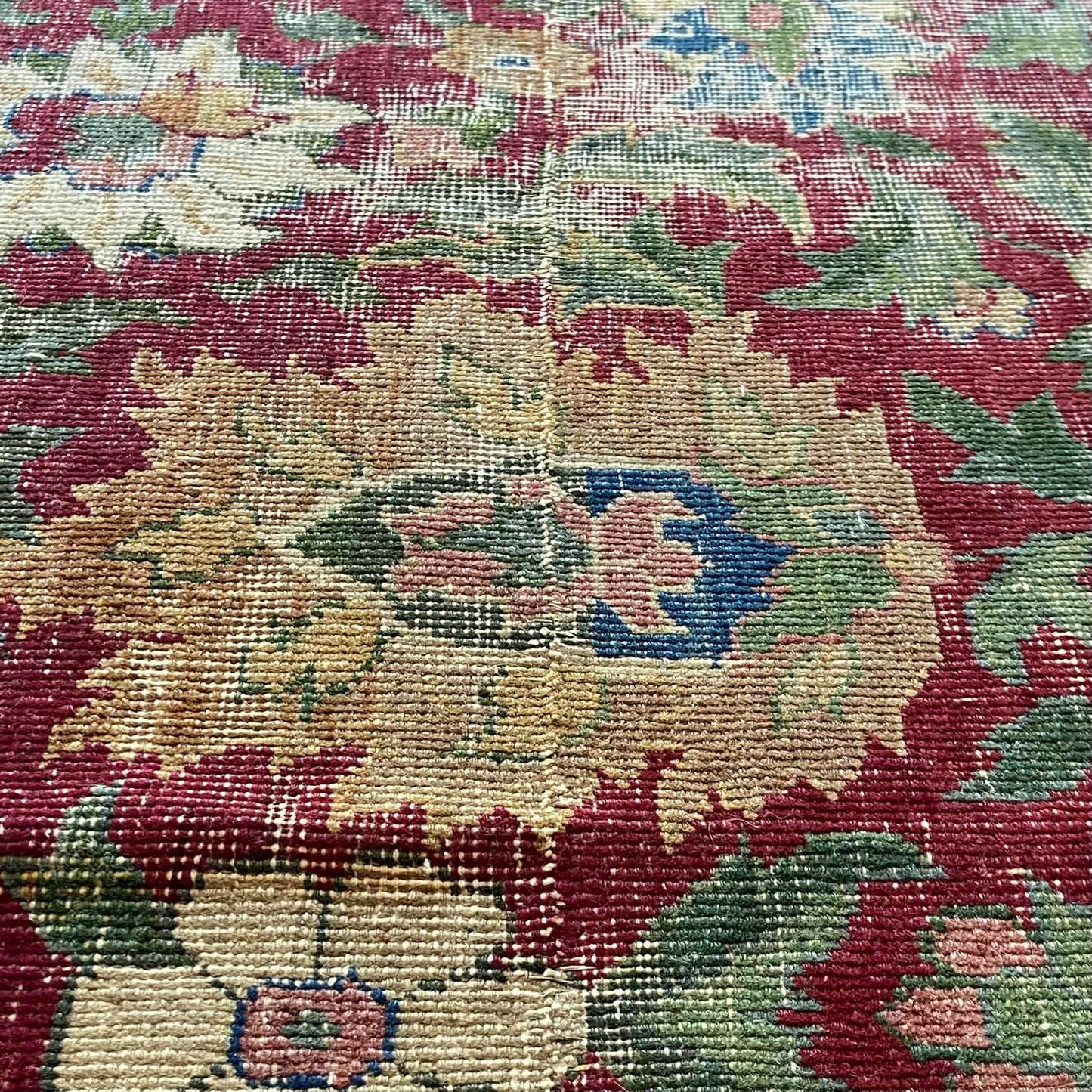 Antique Indian Agra Area Rug #R1098 - 8'10" x 11'10"